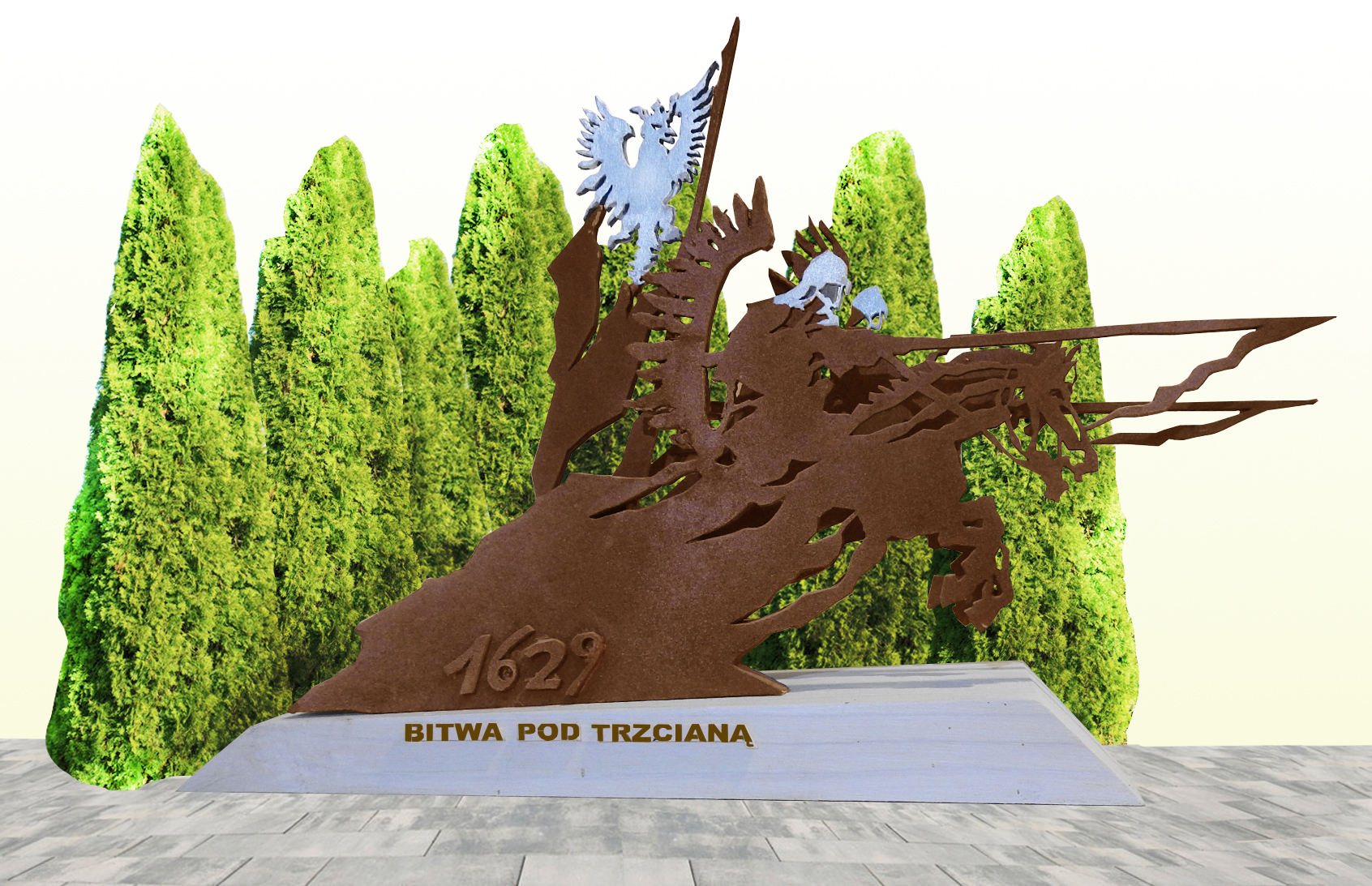 Pomnik – śladami bitwy pod Trzcianą