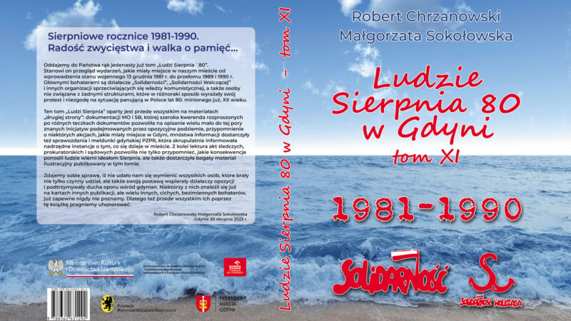 XI tom albumu „Ludzie Sierpnia 80′ w Gdyni.”